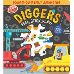 Easy Peely Diggers - Peel, Stick, Play! - Book - Paracay