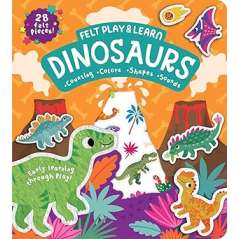 Felt Play & Learn Dinosaurs - Book - Paracay