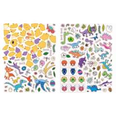 Glow-In-The-Dark-Dinosaurs-Sticker-Activity-Book-Book
