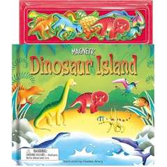 Magnetic Dinosaur Island - Book - Paracay