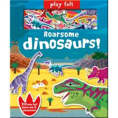 Play Felt Roarsome Dinosaurs! - Book - Paracay