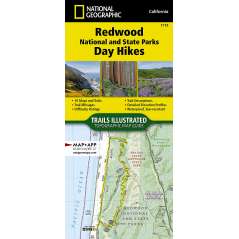 Redwood National and State Parks Day Hikes Map (National Geographic Map) - Paracay