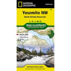 Yosemite Nw: Hetch Hetchy Reservoir Map - Book - Paracay