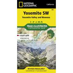 Yosemite SW: Yosemite Valley and Wawona Map - Paracay