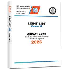 2025 USCG Light List VII: Great Lakes - Great Lakes and the St. Lawrence River above the St. Regis River - Book - Paracay