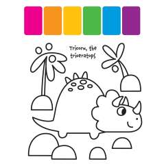 My First Painting Book: Dinosaurs - Book - Paracay