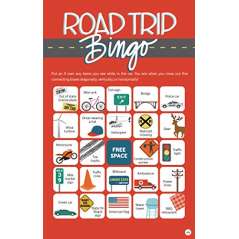 Road Trip Activities And Travel Journal For Kids  - Book - Paracay