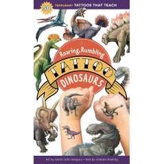 Roaring, Rumbling Tattoo Dinosaurs - Book - Paracay
