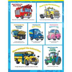 Super Cool Trucks, Tractors, And Cars Coloring Book - Book - Paracay