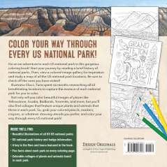 Ultimate National Parks Coloring Book - Book - Paracay