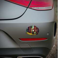 Bigfoot Walking Banana Slug - Vinyl Sticker (1 STICKER) - Paracay