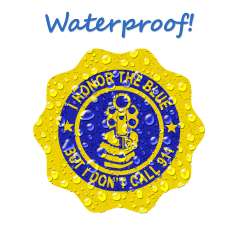 Honor the Blue - Vinyl Sticker (1 STICKER) - Paracay