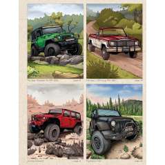 Amazing Adventures Jeep Coloring & Activity Book - Book - Paracay