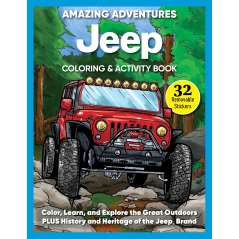 Amazing Adventures Jeep Coloring & Activity Book - Book - Paracay