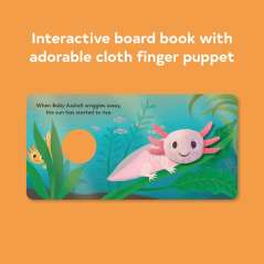 Baby Axolotl: Finger Puppet Book - Book - Paracay