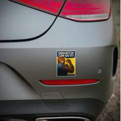 Squatch Can Do It! - Vinyl Sticker (1 STICKER) - Paracay