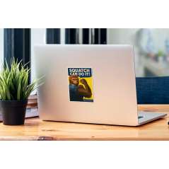 Squatch Can Do It! - Vinyl Sticker (1 STICKER) - Paracay