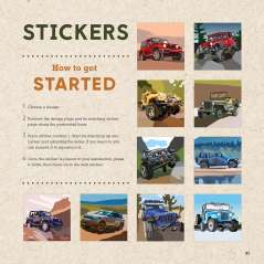 My Sticker Paintings: Jeep - Book - Paracay