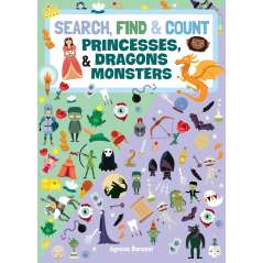 Search, Find & Count: Princesses, Dragons & Monsters - Book - Paracay