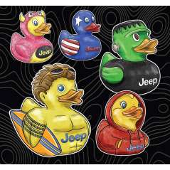 You'Ve Been Ducked Jeep Brand Coloring Book - Book - Paracay