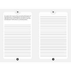 250 Facts About America: Quizzes, Quotes, Questions, and More! With Bonus Journal Pages for Writing! - Book - Paracay
