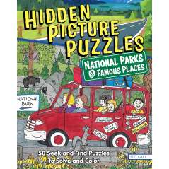 Hidden Picture Puzzles National Parks & Famous Places - Book - Paracay