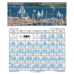Port Townsend Tide Graph Calendar 2026 - Book - Paracay