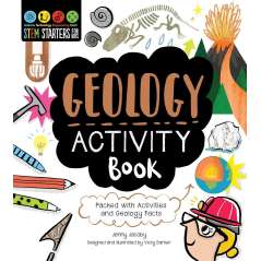 Stem Starters For Kids Geology Activity Book - Book - Paracay