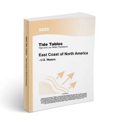 Tide Tables 2026, East Coast Of North America - Book - Paracay