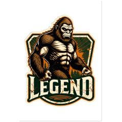 Bigfoot Legend - Sticker - Paracay