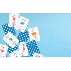 Fun with 50 States Card Game: Learn Capitals, Nicknames, and More about the United States! - Playing Cards - Paracay