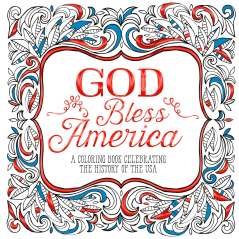 God Bless America: A Coloring Book Celebrating the History of the USA - Book - Paracay
