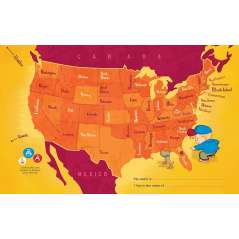 Larry Gets Lost in the USA Activity Book (with: Stickers!) Travel Activities for Kids Ages 4-8 - Book - Paracay