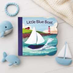 Little Blue Boat: Chunky Lift a Flap Board Book - Book - Paracay