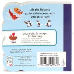 Little Blue Boat: Chunky Lift a Flap Board Book - Book - Paracay