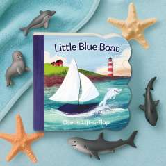 Little Blue Boat: Chunky Lift a Flap Board Book - Book - Paracay