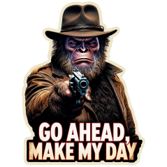 Make My Day Squatch - Sticker - Paracay