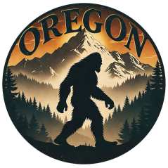 Oregon Squatch Silhouette - Sticker - Paracay