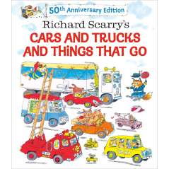 Richard Scarry's Cars and Trucks and Things That Go: 50th Anniversary Edition - Book - Paracay