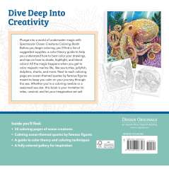 Spectacular Ocean Creatures Coloring Book - Book - Paracay