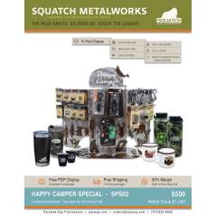Squatch Metalworks Package Deal - Happy Camper (WHOLESALE ONLY) - Paracay