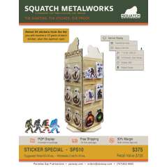 Squatch Metalworks Package Special STICKERS (WHOLESALE ONLY) - Paracay