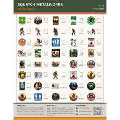 Squatch Metalworks Package Special STICKERS (WHOLESALE ONLY) - Paracay