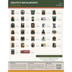 Squatch Metalworks Package Special STICKERS (WHOLESALE ONLY) - Paracay