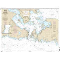 NOAA Chart 14882: St. Mars River - Detour Passage to Munuscong Lake
