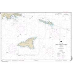 NOAA Chart 16423: Shemya Island to Attu Island
