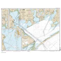 NOAA Chart 11317: Matagorda Bay including Lavaca and Tres Palacios Bays