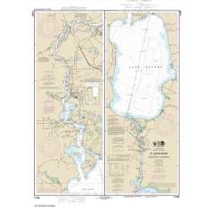 NOAA Chart 11495: St. Johns River Dunns Creek to Lake Dexter