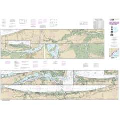 NOAA Chart 11534: Intracoastal Waterway Myrtle Grove Sound and Cape Fear River to Casino Creek