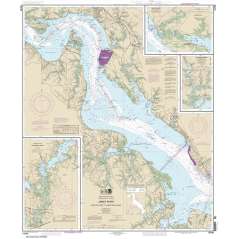 NOAA Chart 12248: James River Newport News to Jamestown Island